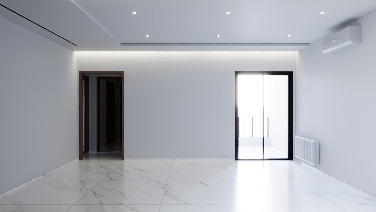 Résidence Omrane 16 — Salon — version non meublée